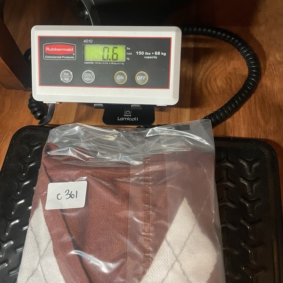 Vintage Argyle Diamond Sweater Women's Size XS Brown VNeck Button Down Grandpa - Picture 6 of 6